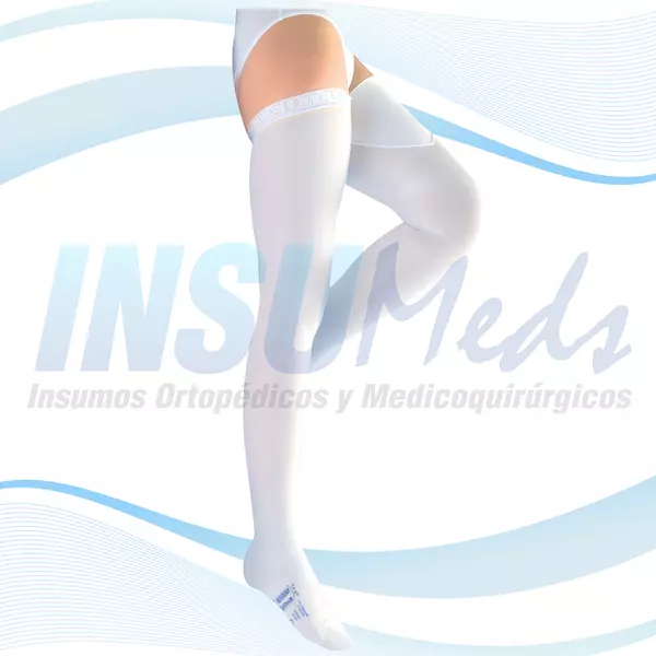 18 Mmhg Media Antiembolica al Muslo, Cardinal Health
