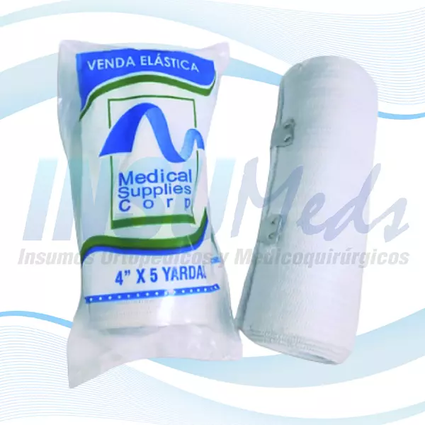 Venda Elástica, 4" x 5 yd