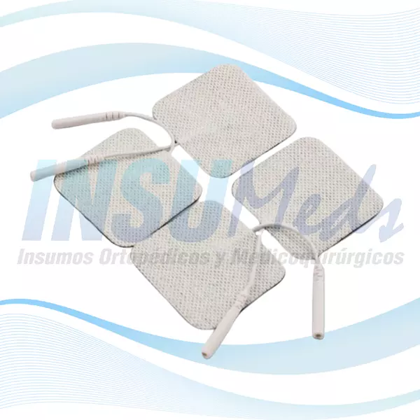 Electrodos Cuadrados Adhesivos 5x5 Cm, Roscoe Medical