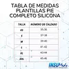 Plantilla pie completo descanso en silicona