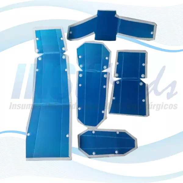 Kit de férulas inmovilizadoras en cartón plástico