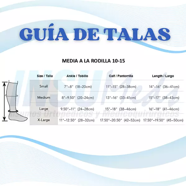 10-15  Media a la rodilla, THERAFIRM