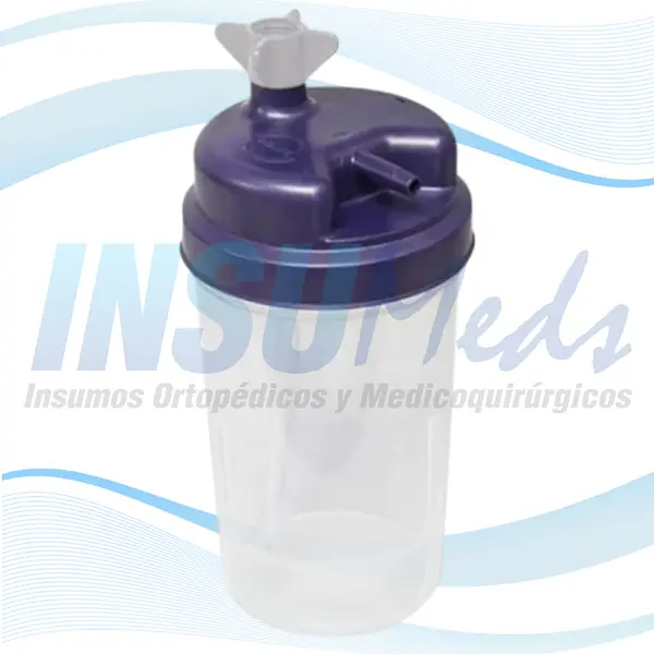 Humidificador de Oxígeno Tapa Azul