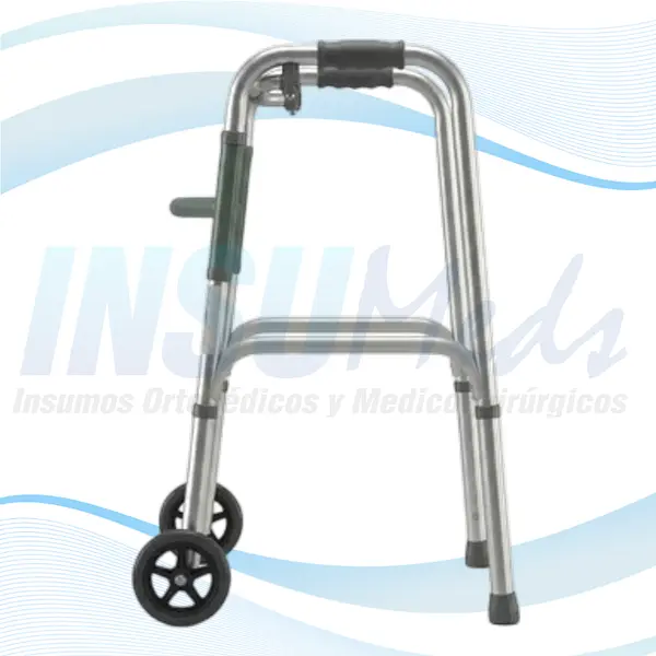 KP153 - Caminador con ruedas en aluminio